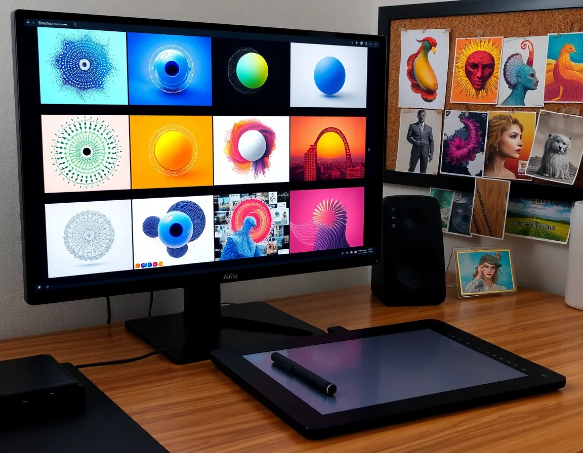 AI-genererte bilder for nettsider: DALL-E, Midjourney og Flux